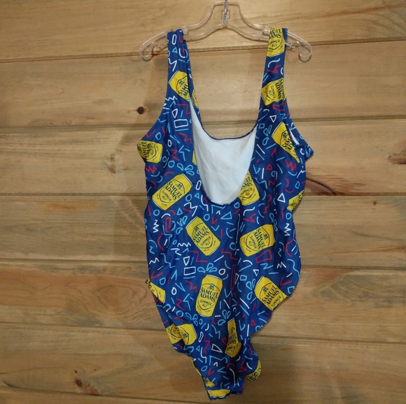 Samuel San Adams Summer Ale Beer Women’s One Piece Bathing Swim Suit Size XLarge - Picture 2 of 4